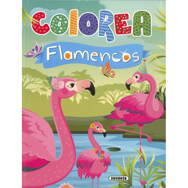 COLOREA FLAMENCOS