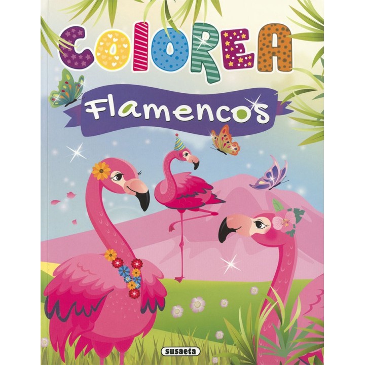 COLOREA FLAMENCOS