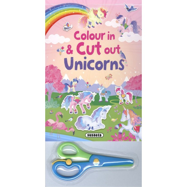 COLOUR IN & CUT OUT UNICORNS 1