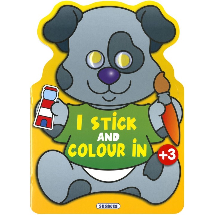 I STICK AND COLOUR IN 4