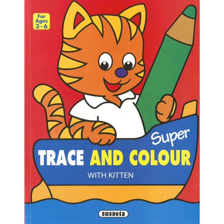 SUPER TRACE AND COLOUR WITH KITTEN