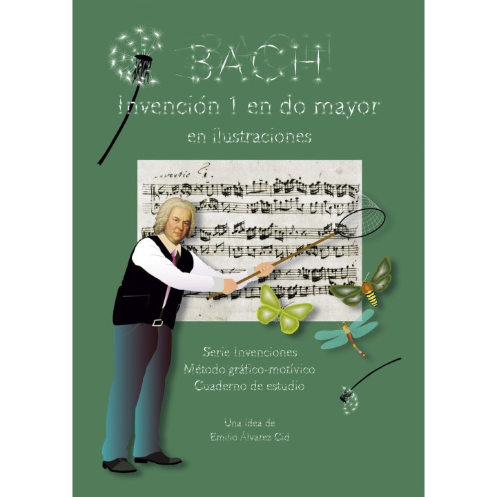 BACH INVENCION 1 EN DO MAYOR EN ILUSTRACIONES