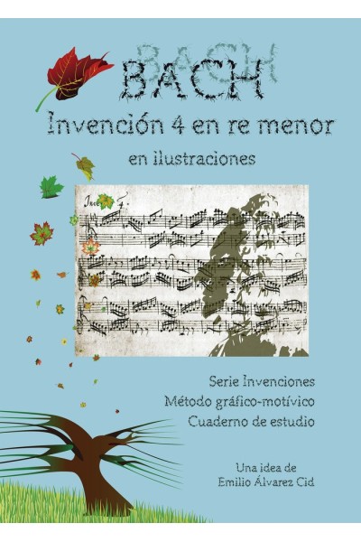BACH INVENCION 4 EN RE MENOR EN ILUSTRACIONES
