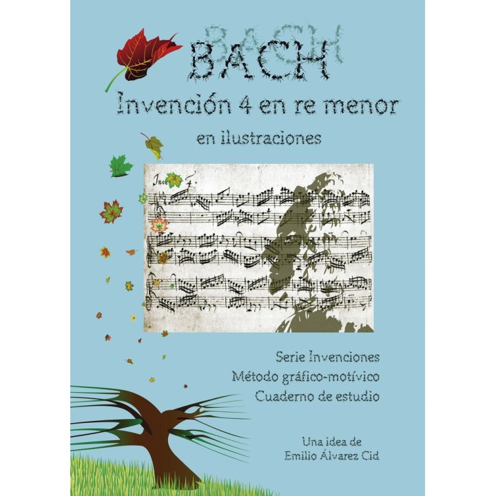 BACH INVENCION 4 EN RE MENOR EN ILUSTRACIONES