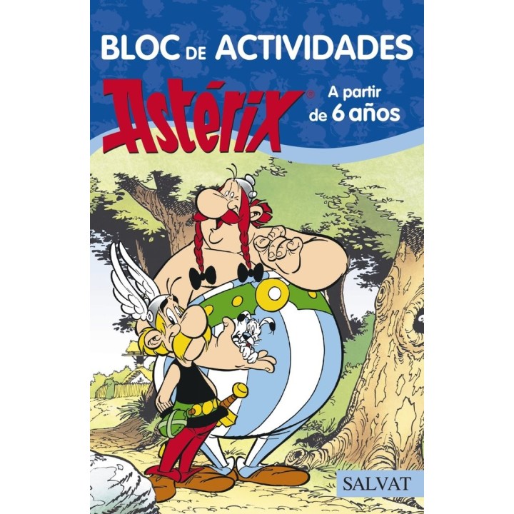 BLOC DE ACTIVIDADES ASTERIX A PARTIR DE 6 AÑOS