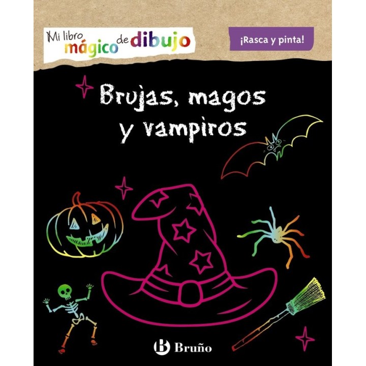 MI LIBRO MAGICO DE DIBUJO BRUJAS MAGOS Y VAMPIROS