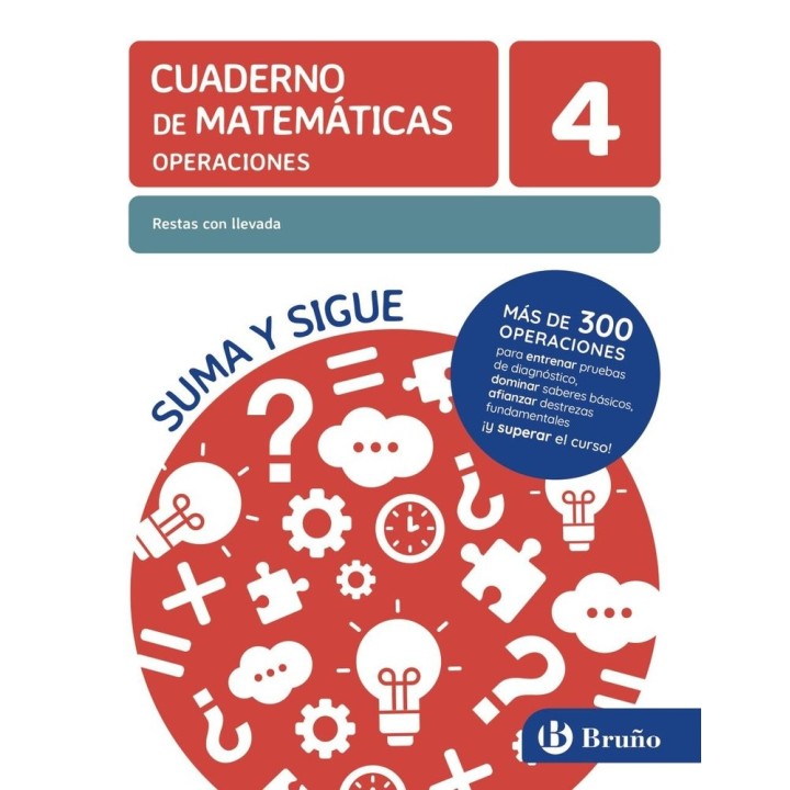 CUADERNO CALCULO 4 RESTAS CON LLEVADA 25