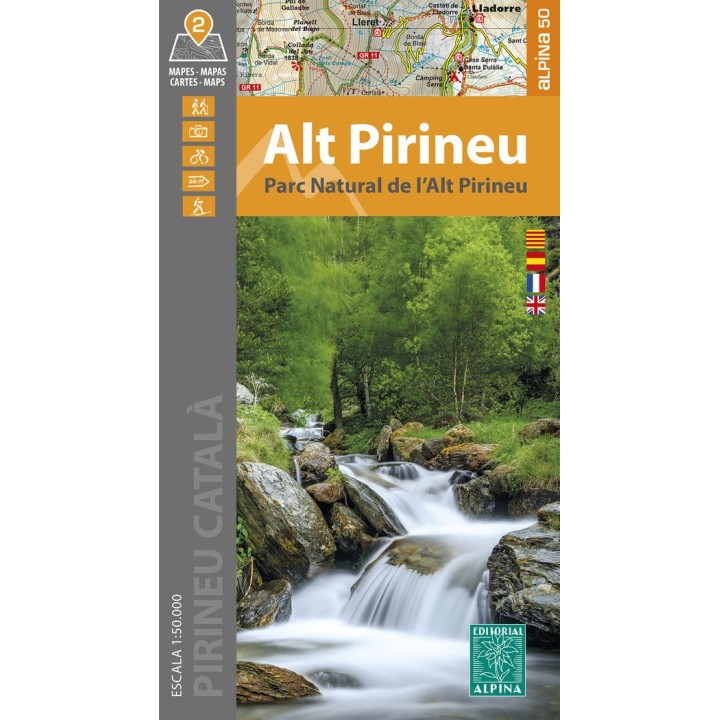 ALT PIRINEU PARC NATURAL CARPETA Y 2 MAPES