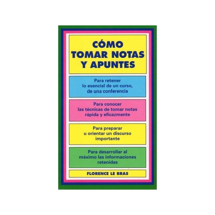 COMO TOMAR NOTAS Y APUNTES