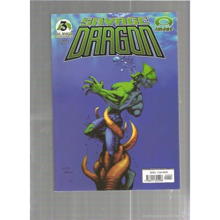 SAVAGE DRAGON Numero 3. Los que acechan bajo el lago del miedo