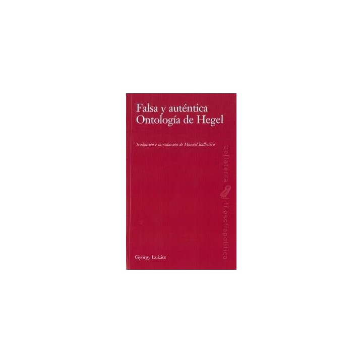 FALSA Y AUTENTICA ONTOLOGIA DEL HEGEL