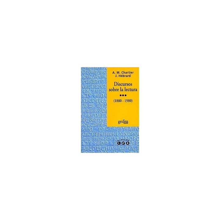 DISCURSOS SOBRE LA LECTURA 1880-1980
