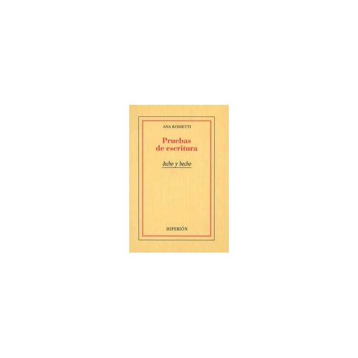 PRUEBAS DE ESCRITURA