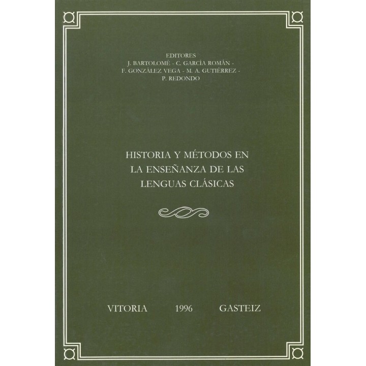 HA.METODOS ENSEÑANZA LENGUAS CLASICAS