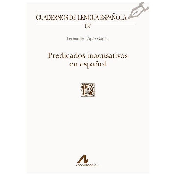 PREDICADOS INACUSATIVOS EN ESPAÑOL