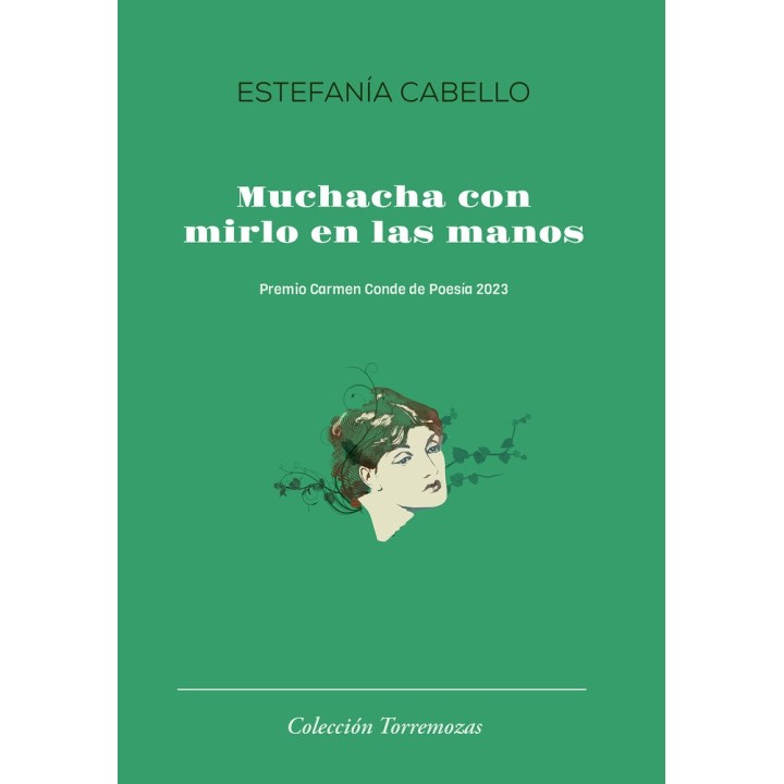 MUCHACHA CON MIRLO EN LAS MANOS