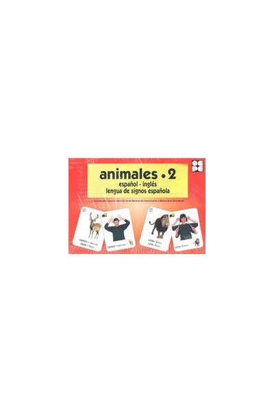 ANIMALES 2 ESPAÑOL INGLES LENGUA DE SIGNOS ESPAÑOL