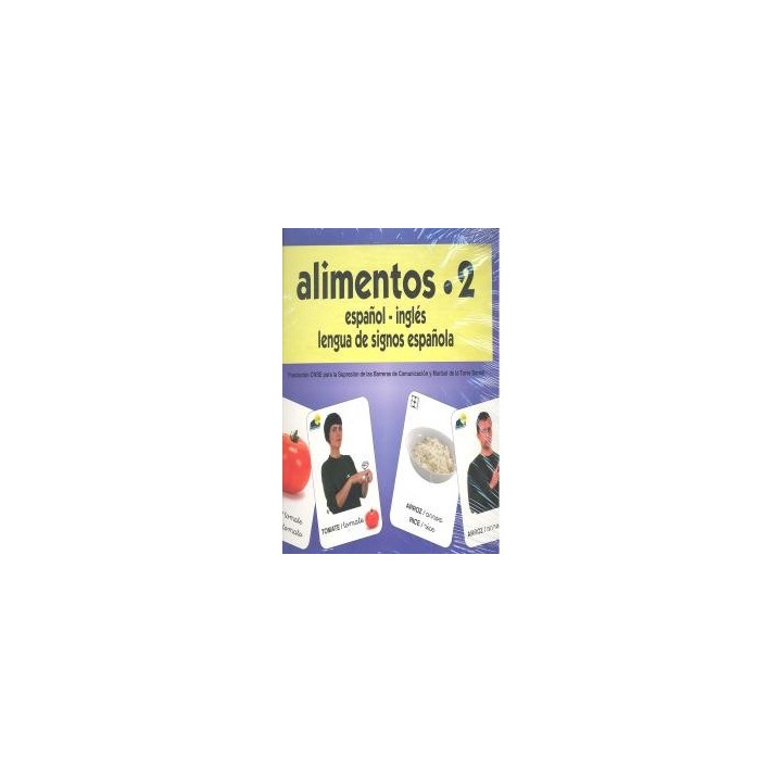ALIMENTOS 2 BARAJA ESPAÑOL/INGLES SIGNOS