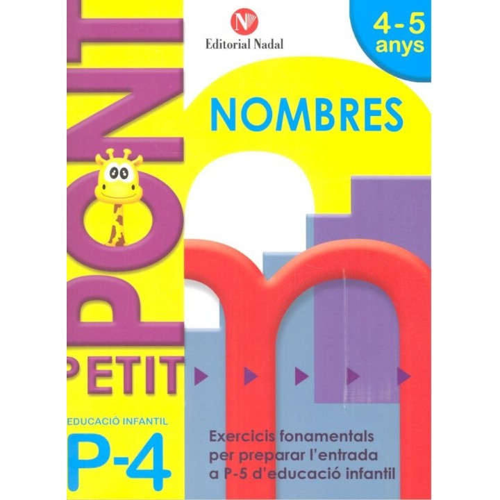 PETIT PONT 4 ANYS NOMBRES MATEMATIQUES