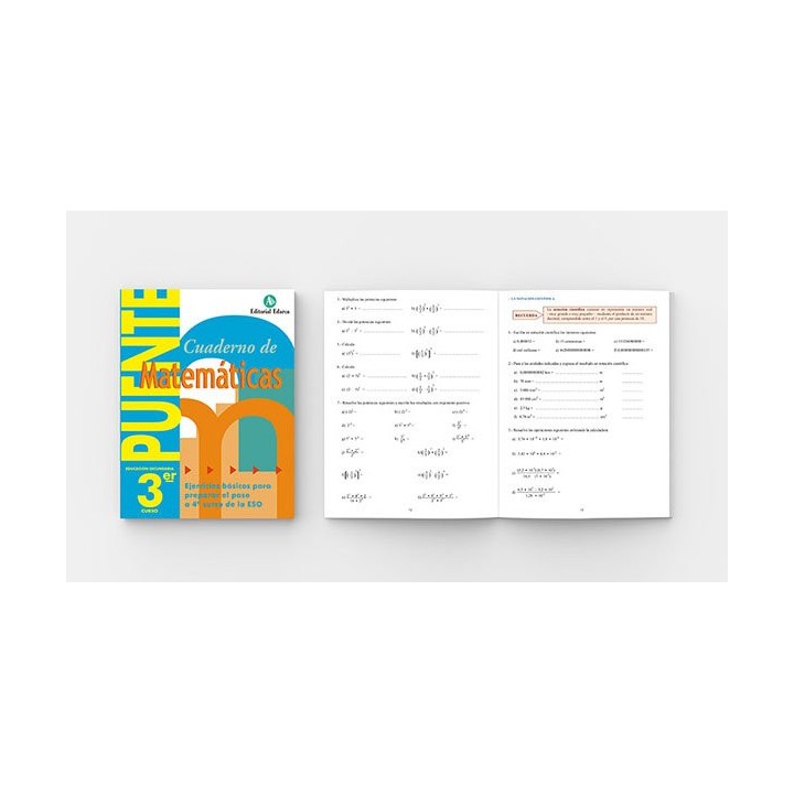 CUADERNO PUENTE MATEMATICAS 3ºESO ARCADA