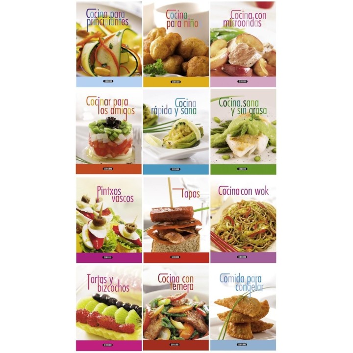 PEQUEÑA BILIOTECA DE COCINA 12 TITULOS