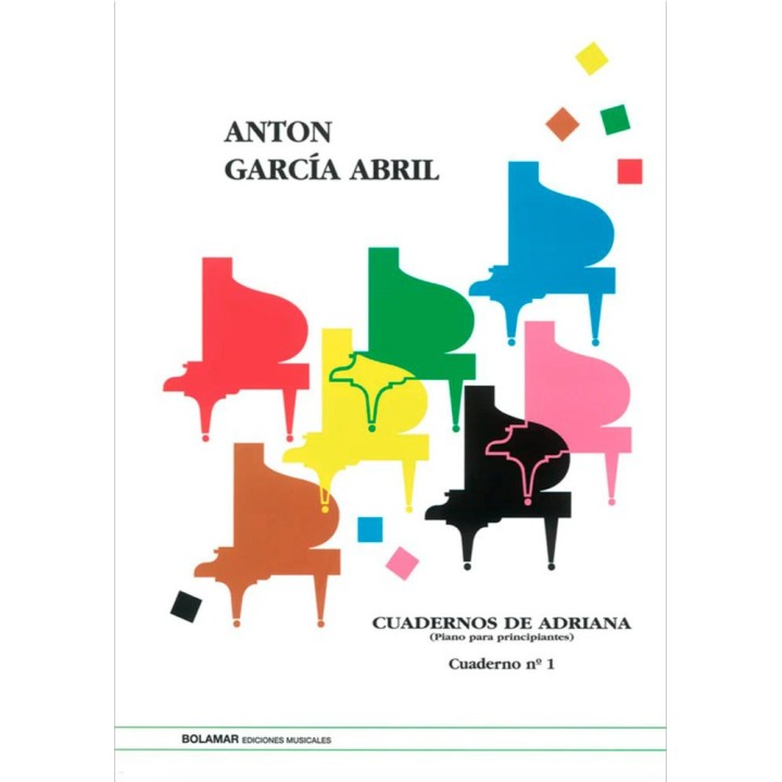 CUADERNOS DE ADRIANA 1 PIANO PARA PRINCIPIANTES