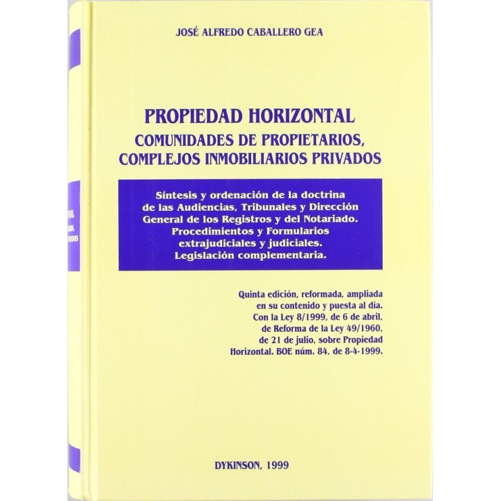PROPIEDAD HORIZONTAL COMUNIDADES DE PROPIETARIOS COMPLEJO