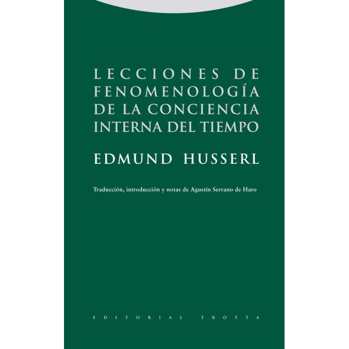 LECCIONES FENOMENOLOGIA CONCIENCIA INTERNA DEL TIEMPO