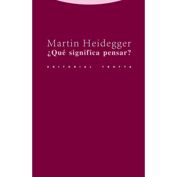 QUE SIGNIFICA PENSAR 2ªED