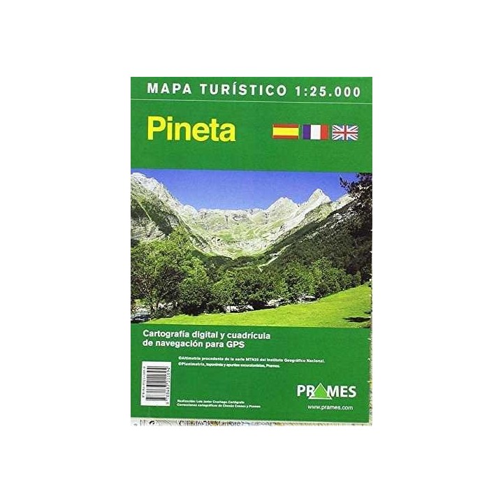 MAPA TURISTICO DE PINETA, E 1:2500