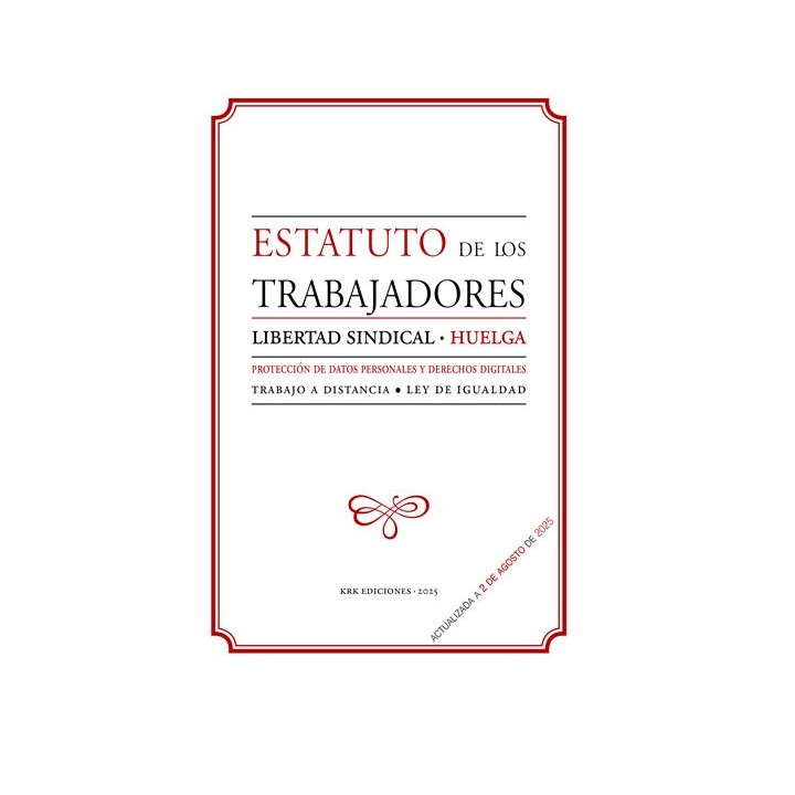 ESTATUTO DE LOS TRABAJADORES 2025