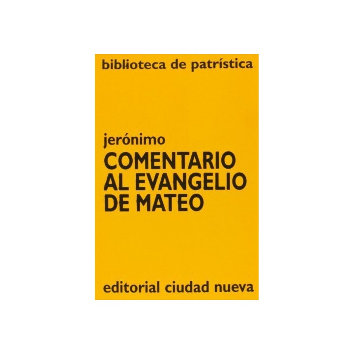 COMENTARIO AL EVANGELIO DE MATEO