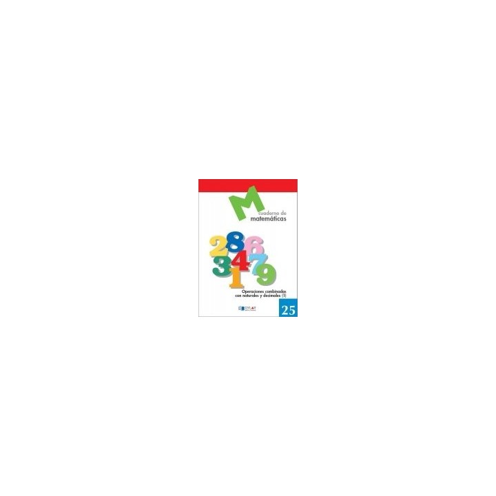 CUADERNO MATEMATICAS 25 DYLAR DYLMAT0EP