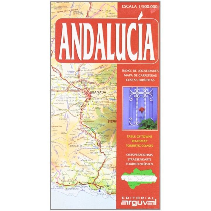 MAPA CARRETERAS ANDALUCIA