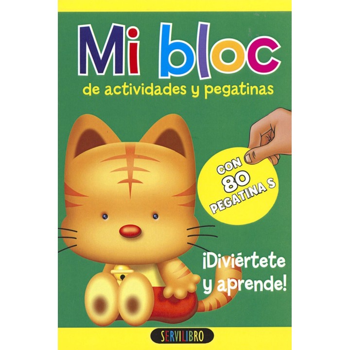 MI BLOC ACTIVIDADES Y PEGATINAS 80 PEGATINAS 2