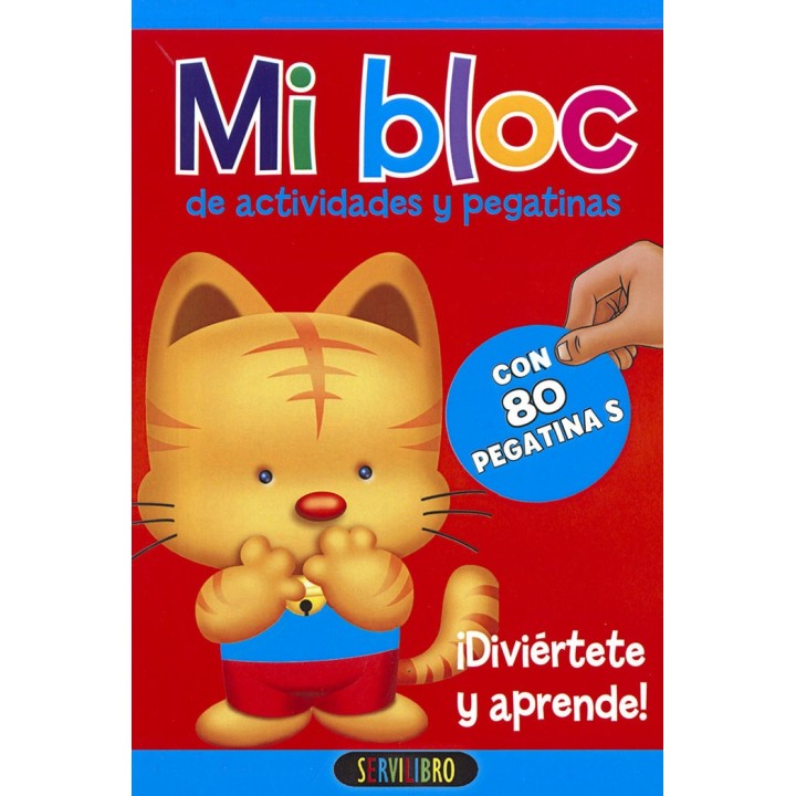 MI BLOC ACTIVIDADES Y PEGATINAS 80 PEGATINAS 3