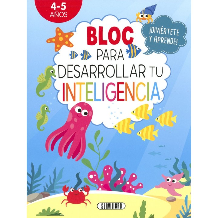 BLOC PARA DESARROLLAR TU INTELIGENCIA 4 5 AÑOS