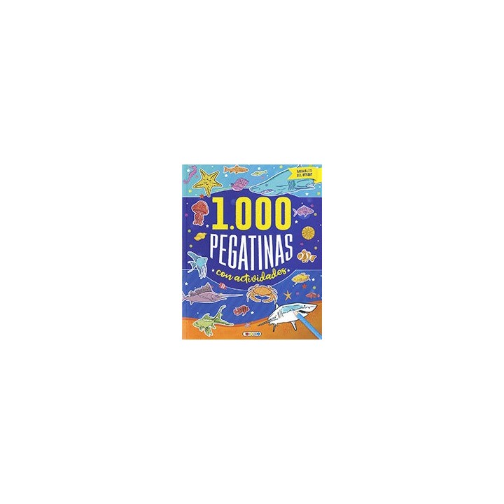 ANIMALES DEL MAR 1000 PEGATINAS CON ACTIVIDADES