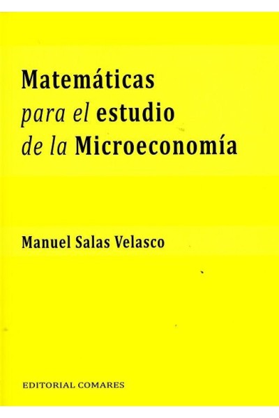 MATEMATICAS PARA EL ESTUDIO DE LA MICROECONOMIA