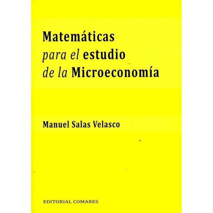 MATEMATICAS PARA EL ESTUDIO DE LA MICROECONOMIA