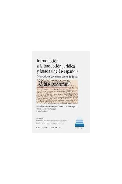 INTRODUCCION A TRADUCCION JURIDICA Y JURADA INGLES ESPAÑOL