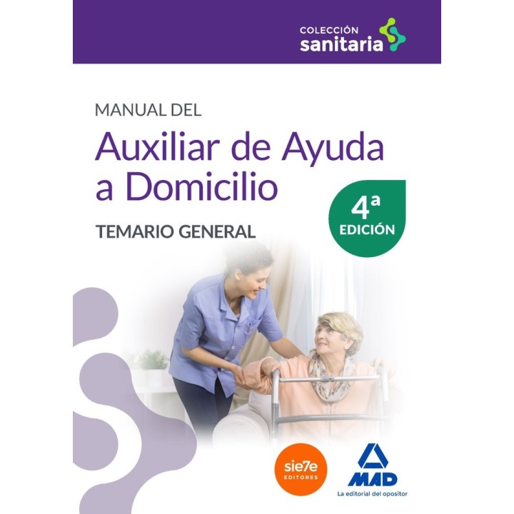 MANUAL AUXILIAR AYUDA DOMICILIO 4ªED TEMARIO GENERAL