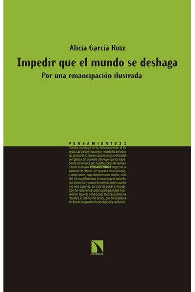 IMPEDIR QUE EL MUNDO SE DESHAGA