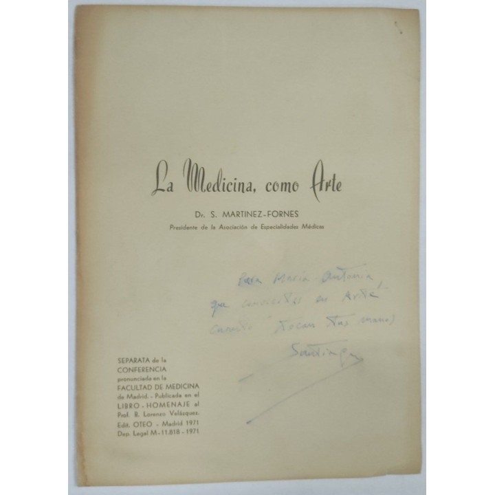 LA MEDICINA, COMO ARTE