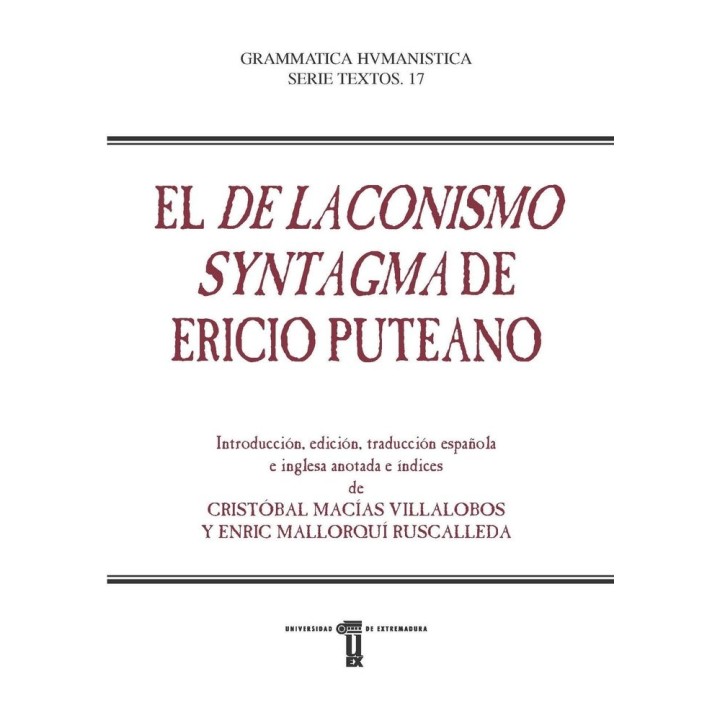 EL DE LACONISMO SYNTAGMA DE ERICIO PUTEANO