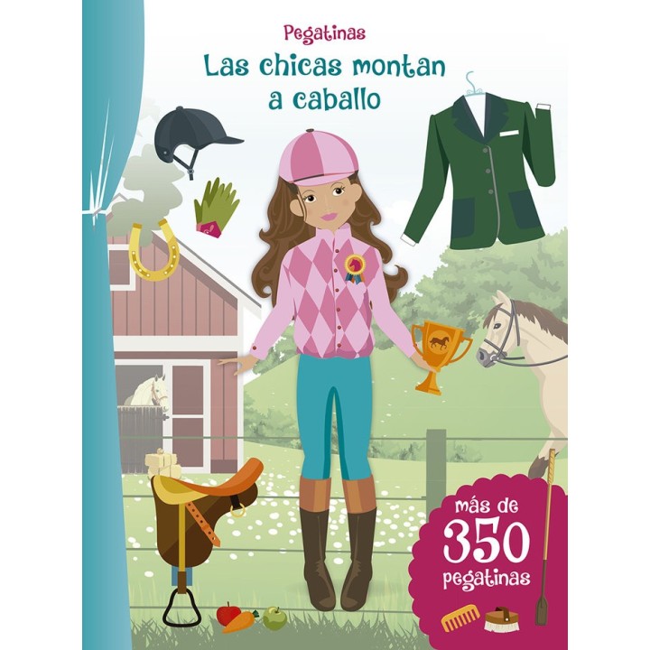 PEGATINAS - LAS CHICAS MONTAN A CABALLO