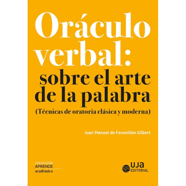 ORACULO VERBAL: SOBRE EL ARTE DE LA PALABRA