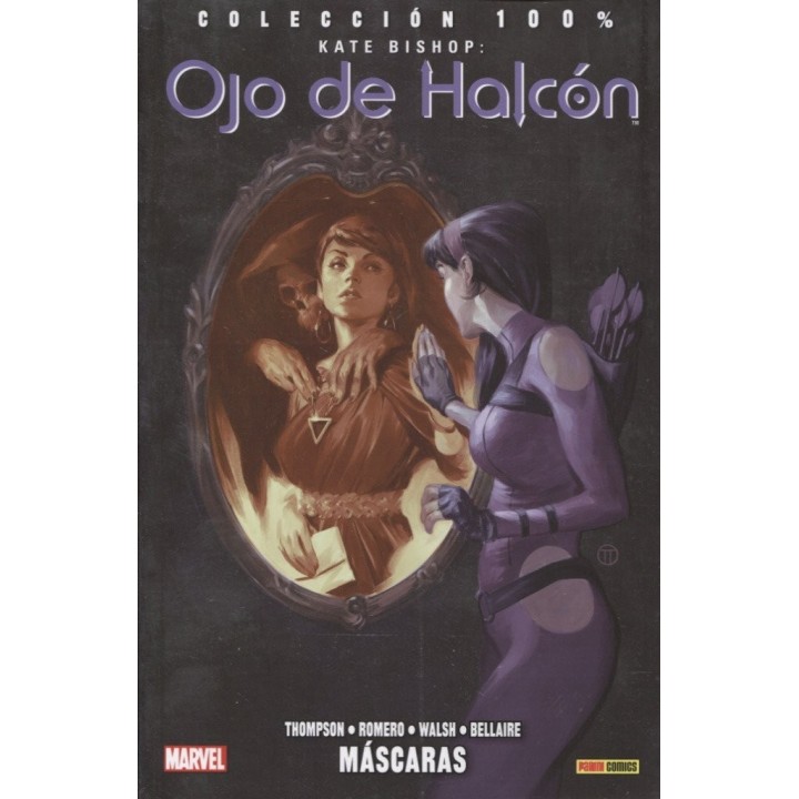 KATE BISHOP OJO DE HALCON 2 MASCARAS