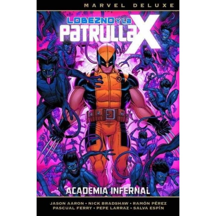 MARVEL DELUXE LOBEZNO Y LA PATRULLA-X 4 ACADEMIA INFERNA