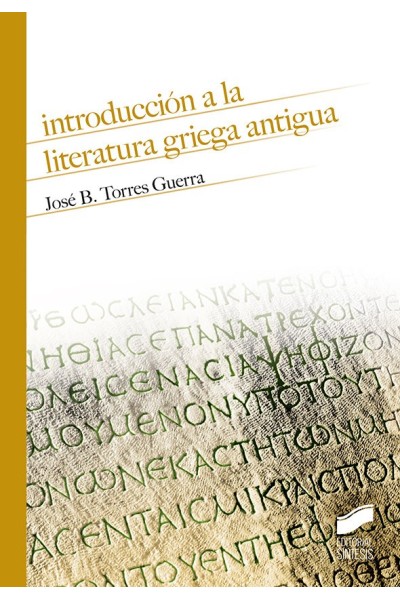 INTRODUCCION A LA LITERATURA GRIEGA ANTIGUA - Nº13